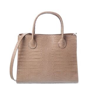 Italian Leather Top Handle Tote